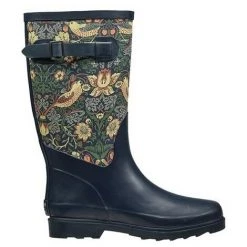 PEREL Bottes En Caoutchouc Strawberry Thief Fabric Feel Pointure 8/42