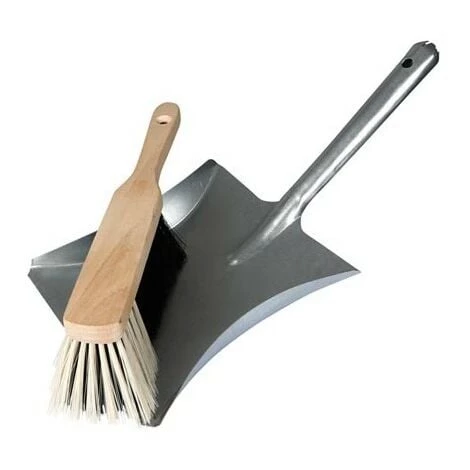 PEREL Pelle Métallique Avec Balayette 1 PEREL Pelle Métallique Avec Balayette