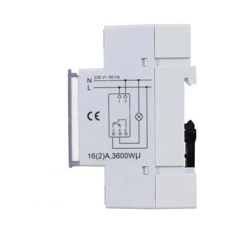 PEREL PROGRAMMATEUR HEBDOMADAIRE POUR MONTAGE SUR RAIL DIN RI9564 2 PEREL PROGRAMMATEUR HEBDOMADAIRE POUR MONTAGE SUR RAIL DIN RI9564 – Image 2