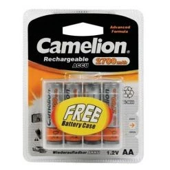 PEREL Nimh R06 1.2V-2700Mah (4/Carte) - Boîte De Rangement Gratuite