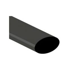 PEREL Gaine Thermoretractable 2:1 - 25.4Mm - Noir - 1M - Version Economique