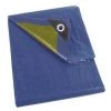 PEREL Bâche Bleu/Kaki Résistant 2 X 2 M