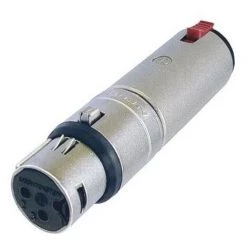 PEREL Xlr Femelle 3 Points Vers Jack 1/4'' Stéréo Avec Verrouillage