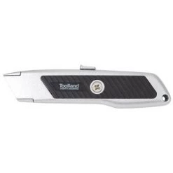 PEREL Cutter À Lame Autorétractable - Corps Métallique