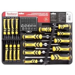 PEREL Jeu De Tournevis Et D'Embouts - 60 Pcs