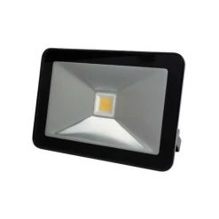 PEREL Projecteur Led Design - 20 W, Blanc Chaud - Noir