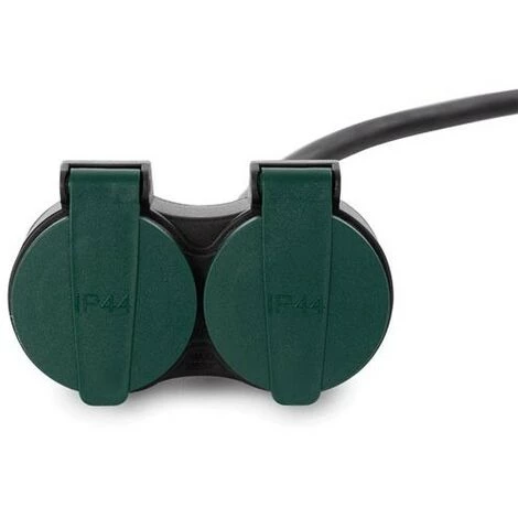 PEREL RALLONGE ÉLECTRIQUE AVEC 2 PRISES - USAGE EXTÉRIEUR - SCHUKO - 20 M RI16646 2 PEREL RALLONGE ÉLECTRIQUE AVEC 2 PRISES - USAGE EXTÉRIEUR - SCHUKO - 20 M RI16646 – Image 2