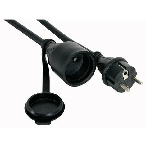 PEREL RALLONGE EN CAOUTCHOUC AVEC GAINE RÉTRACTILE - 3G2.5 - 1.5 M - TERRE FRANÇAISE RI16698 1 PEREL RALLONGE EN CAOUTCHOUC AVEC GAINE RÉTRACTILE - 3G2.5 - 1.5 M - TERRE FRANÇAISE RI16698