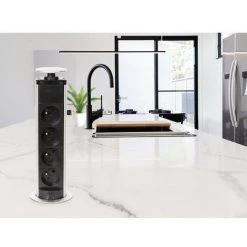 PEREL BLOC ESCAMOTABLE À 4 PRISES - TERRE FRANÇAISE RI16713 7 PEREL BLOC ESCAMOTABLE À 4 PRISES - TERRE FRANÇAISE RI16713 -PEREL Soldes 39645697 3