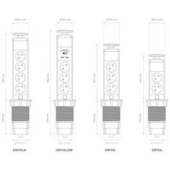 PEREL BLOC ESCAMOTABLE À 4 PRISES - TERRE FRANÇAISE RI16713 9 PEREL BLOC ESCAMOTABLE À 4 PRISES - TERRE FRANÇAISE RI16713 -PEREL Soldes 39645697 5