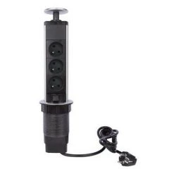 PEREL BLOC ESCAMOTABLE À 3 PRISES - TERRE FRANÇAISE RI16716