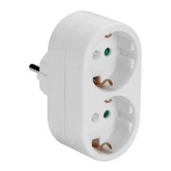 Perel Bloc Multiprises 2 Prises Schuko (EB2EU-G)