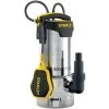 PEREL Pompe Immergée Pour Eaux Sales Stanley SXUP1100XDE (1.100 W, Débit Max. 16.500 L/h, Hauteur D'élévation Max. 10,5 M)