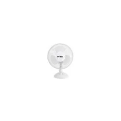 Perel Ventilateur De Table - Abs - Ø 23 Cm - Blanc