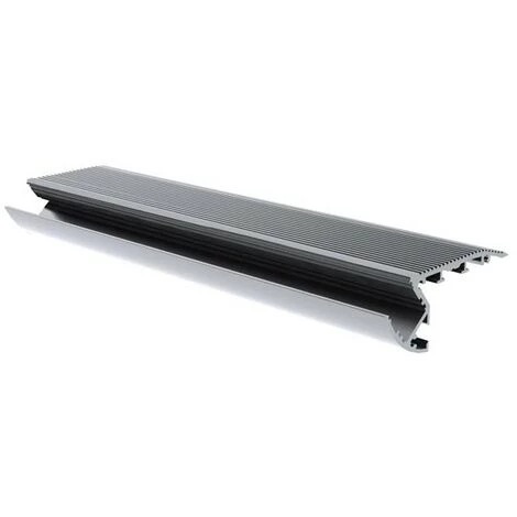 PEREL Alu-Stair - Profilé En Aluminium Pour Ruban Led - Escalier - Aluminium Anodisé - Argent - 2 M 1 PEREL Alu-Stair - Profilé En Aluminium Pour Ruban Led - Escalier - Aluminium Anodisé - Argent - 2 M