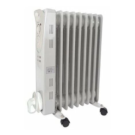 PEREL Radiateur À Bain D Huile 2000w 1 PEREL Radiateur À Bain D Huile 2000w