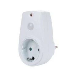 PEREL Prise Intermédiaire Avec Interrupteur Crépusculaire - Terre Allemande