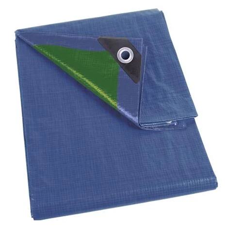 PEREL BÂCHE - BLEU/VERT - STANDARD - 4 X 5 M 1 PEREL BÂCHE - BLEU/VERT - STANDARD - 4 X 5 M