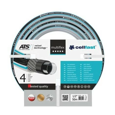 PEREL CELLFAST - TUYAU D'ARROSAGE - MULTIFLEX ATS VARIANT™ VT - 1/2'' - 50 M 1 PEREL CELLFAST - TUYAU D'ARROSAGE - MULTIFLEX ATS VARIANT™ VT - 1/2'' - 50 M
