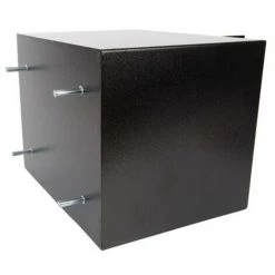 PEREL Coffre-Fort électronique 27L Combinaison à Chiffres 3 LEDS Clé De Secours - Noir -PEREL Soldes 47550115 3