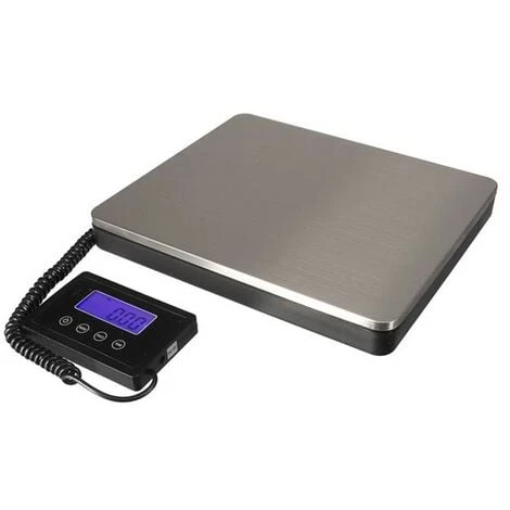 PEREL Balance Postale Numérique 100kg écran LCD Déporté - Gris 1 PEREL Balance Postale Numérique 100kg écran LCD Déporté - Gris