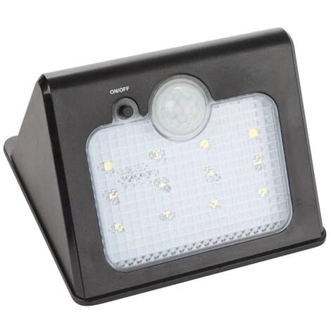 PEREL LAMPE SOLAIRE MURALE AVEC CAPTEUR PIR - ÉTANCHE 2 PEREL LAMPE SOLAIRE MURALE AVEC CAPTEUR PIR - ÉTANCHE – Image 2