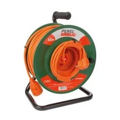 VELLEMAN ENROULEUR DE CÂBLE POUR JARDIN 50 M - 3G1.5