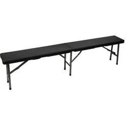PEREL BANC PLIANT - IMITATION ROTIN - 180 X 25 X 43 Cm