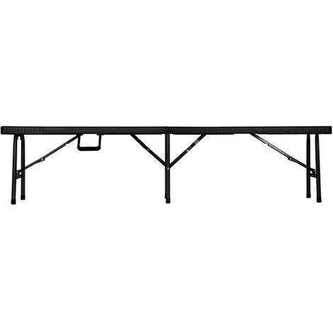 PEREL BANC PLIANT - IMITATION ROTIN - 180 X 25 X 43 Cm 2 PEREL BANC PLIANT - IMITATION ROTIN - 180 X 25 X 43 Cm – Image 2