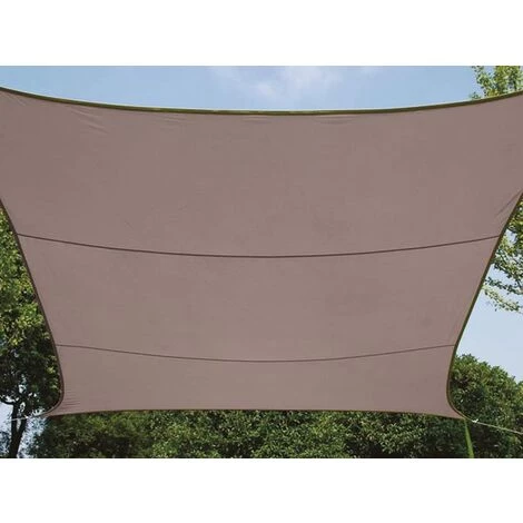 PEREL VOILE SOLAIRE - RECTANGULAIRE - 2 X 3 M - COULEUR: GRIS TAUPE 2 PEREL VOILE SOLAIRE - RECTANGULAIRE - 2 X 3 M - COULEUR: GRIS TAUPE – Image 2