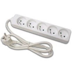 PEREL BLOC MULTIPRISE - 5 PRISES - TERRE FRANÇAISE RI16723