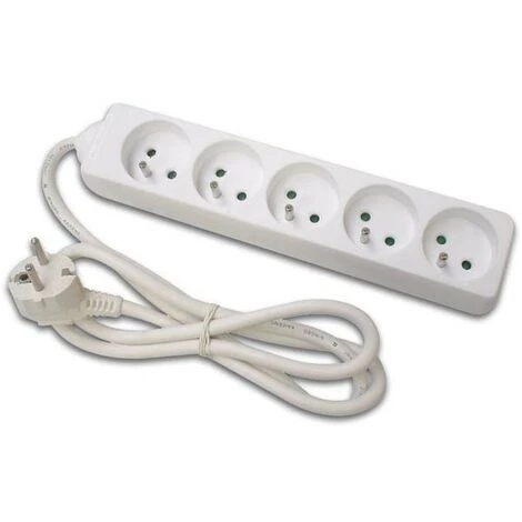 PEREL BLOC MULTIPRISE - 5 PRISES - TERRE FRANÇAISE RI16723 1 PEREL BLOC MULTIPRISE - 5 PRISES - TERRE FRANÇAISE RI16723