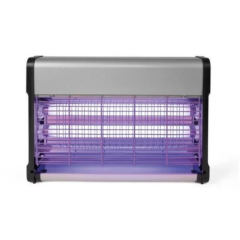 PEREL Destructeur D'insectes Electrique 20W Anti-Moustiques 80m2 Silencieux - Gris 1 PEREL Destructeur D'insectes Electrique 20W Anti-Moustiques 80m2 Silencieux - Gris