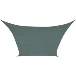 PEREL VOILE SOLAIRE - CARRÉ - 3.6 X 3.6 M - COULEUR : GRIS VERT