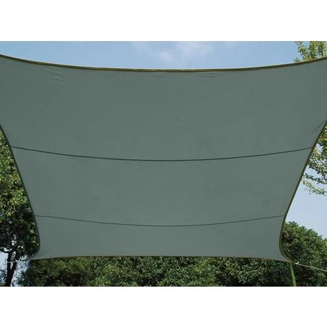PEREL VOILE SOLAIRE - CARRÉ - 3.6 X 3.6 M - COULEUR : GRIS VERT 2 PEREL VOILE SOLAIRE - CARRÉ - 3.6 X 3.6 M - COULEUR : GRIS VERT – Image 2