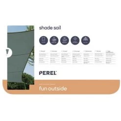 PEREL VOILE SOLAIRE - CARRÉ - 3.6 X 3.6 M - COULEUR : GRIS VERT 7 PEREL VOILE SOLAIRE - CARRÉ - 3.6 X 3.6 M - COULEUR : GRIS VERT -PEREL Soldes 54205957 4