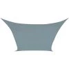 PEREL VOILE SOLAIRE - CARRÉ - 5 X 5 M - COULEUR : GRIS ARDOISE CLAIR