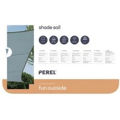 PEREL VOILE SOLAIRE - CARRÉ - 5 X 5 M - COULEUR : GRIS ARDOISE CLAIR 7 PEREL VOILE SOLAIRE - CARRÉ - 5 X 5 M - COULEUR : GRIS ARDOISE CLAIR -PEREL Soldes 54205962 4