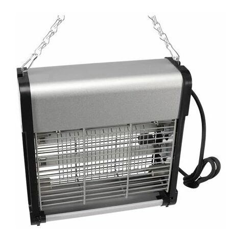 PEREL Destructeur D'insectes Electrique 12W Anti-Moustique 30m2 - Gris 2 PEREL Destructeur D'insectes Electrique 12W Anti-Moustique 30m2 - Gris – Image 2