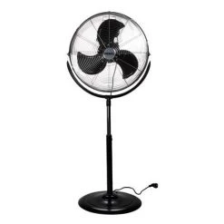 Perel Perel Ventilateur Sur Pied – Métal – ø 45 Cm – Noir