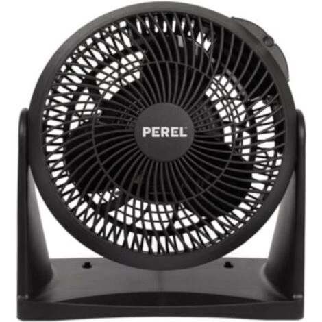 Perel Ventilateur Compact, Mural Et De Sol – 3 Vitesses – Ø30cm – Noir – 35W 2 Perel Ventilateur Compact, Mural Et De Sol – 3 Vitesses – Ø30cm – Noir – 35W – Image 2