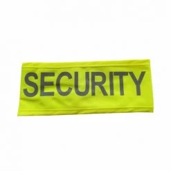 PEREL BRASSARD SECURITY Jaune Fluo Tissu Haute Visibilité
