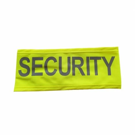PEREL BRASSARD SECURITY Jaune Fluo Tissu Haute Visibilité 1 PEREL BRASSARD SECURITY Jaune Fluo Tissu Haute Visibilité