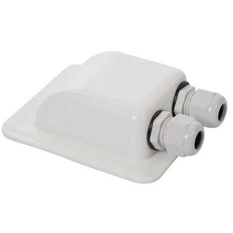 PEREL Boîte De Passage Pour Panneau Solaire - 2 Entrées 1 PEREL Boîte De Passage Pour Panneau Solaire - 2 Entrées