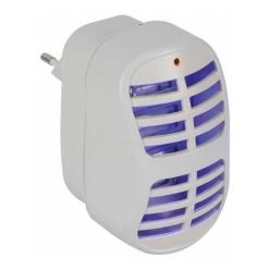 PEREL Prise Destructeur D'insectes Electrique 1W Anti-Moustique 20m2 - Blanc