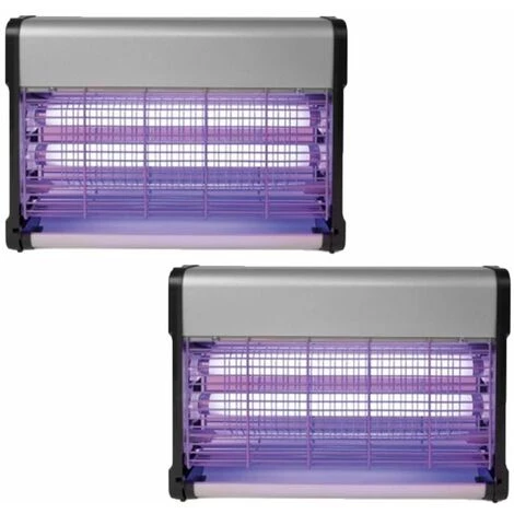 PACK PEREL 2X Destructeurs D'insectes Electrique 20W Anti-Moustiques 80m2 Silencieux 1 PACK PEREL 2X Destructeurs D'insectes Electrique 20W Anti-Moustiques 80m2 Silencieux