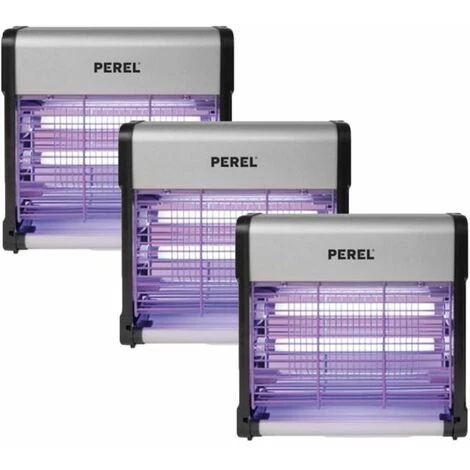 PACK PEREL 3X Destructeurs D'insectes Electrique 12W Anti-Moustique 30m2 1 PACK PEREL 3X Destructeurs D'insectes Electrique 12W Anti-Moustique 30m2