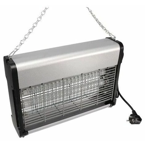 PACK PEREL 4X Destructeurs D'insectes Electrique 20W Anti-Moustiques 80m2 Silencieux - Gris 2 PACK PEREL 4X Destructeurs D'insectes Electrique 20W Anti-Moustiques 80m2 Silencieux - Gris – Image 2