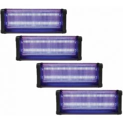 PACK PEREL 4X Destructeur D'insectes Electrique Noir 40W Anti-Moustique 150m2 - Noir