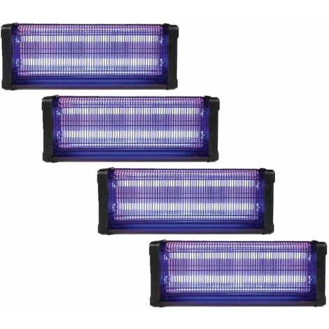 PACK PEREL 4X Destructeur D'insectes Electrique Noir 40W Anti-Moustique 150m2 - Noir 1 PACK PEREL 4X Destructeur D'insectes Electrique Noir 40W Anti-Moustique 150m2 - Noir